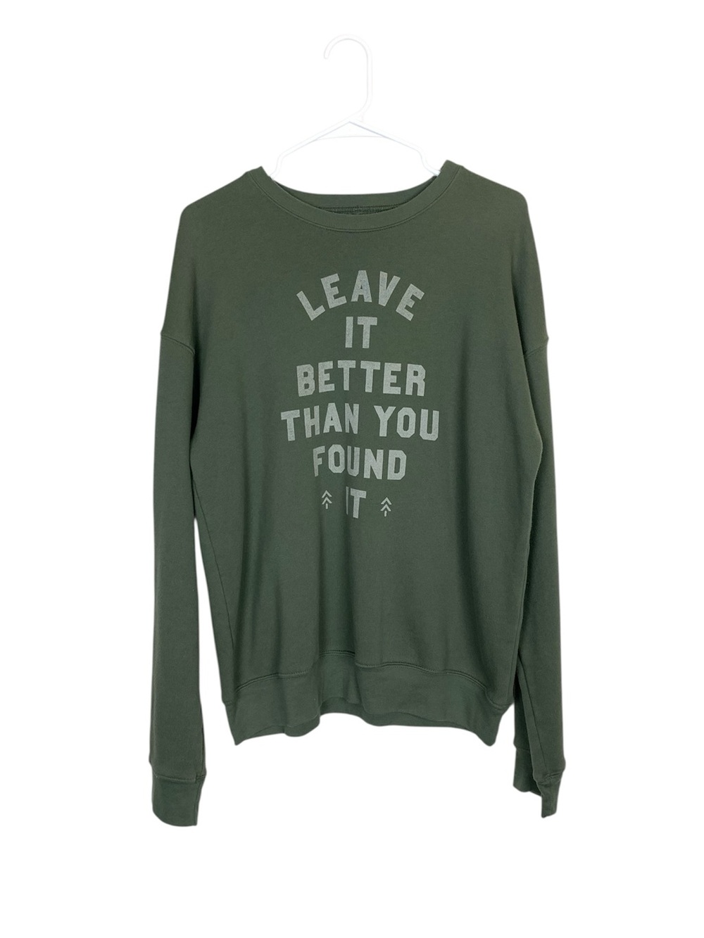 Parks project leave it better than you found it sweatshirt size medium outdoors